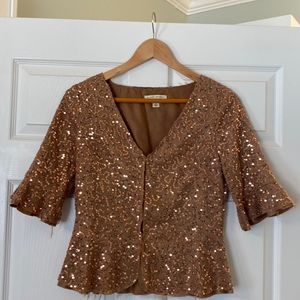 Bronze sequin jacket